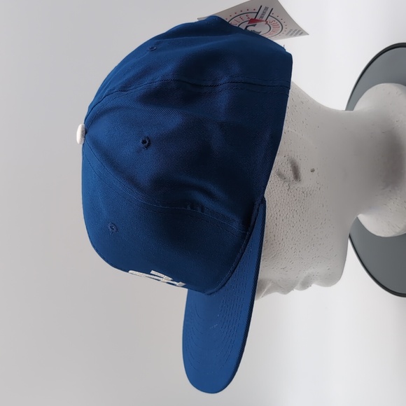 MLB| NWT Vintage Blue Los Angeles Dodgers Sports Cap Snap Back Grey Brim - Picture 6 of 12